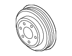 CV6Z6312C - Engine: Engine Crankshaft Pulley for Ford: Escape, Fusion, Transit Connect Image