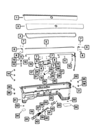 68372820AA - : Overslam Bumper for Mopar Image