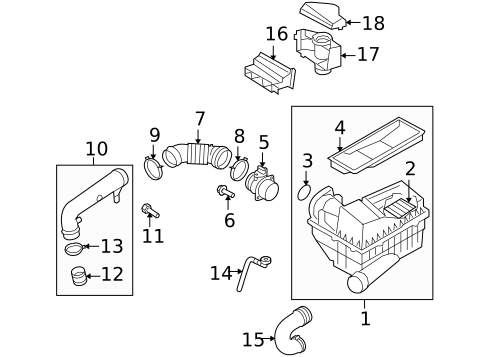 Air Intake for 2012 Volkswagen Eos #0
