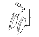 5N0698151C - : Brake Pads Front for Volkswagen: Passat, Tiguan, Tiguan Limited Image