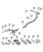 4581462AA - Fuel: Fuel Supply Tube for Mopar Image