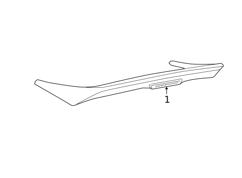 High Mounted Stop Lamp for 2010 Dodge Caliber #0