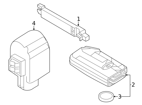 Keyless Entry Components for 2023 Kia Sportage #0