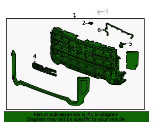 Front Grille Replacement - OEM Exterior Styling for GM | AutoNation Parts