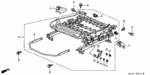 90303S3N003 - Interior/Bumper: NUT, FLANGE for Honda Image
