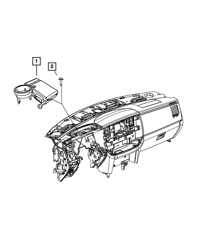 68014275AH - Electrical: Control Module Receiver for Mopar Image