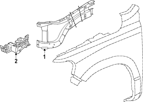 Inner Components for 2025 Ram 1500 #0