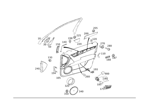 Door Trim for 2013 Mercedes-Benz C 250 #0