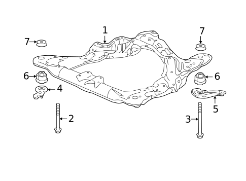 Suspension Mounting for 2013 Acura RDX #0