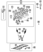 5047491AF - : Engine Cylinder Head Assembly for Mopar Image