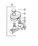 5072995AA - Service Brakes: Brake Master Cylinder Reservoir for Mopar Image image