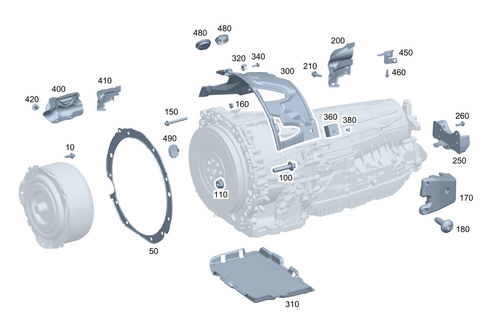 Detachable Transmission Parts for 2022 Mercedes-Benz S500 #0