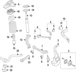 8W0411105KF - Suspension: Coil Spring for Audi: A4, A4 allroad, A4 Quattro, S4 Image