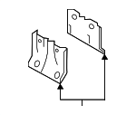 LR062491 - Body: Carrier Assembly Lower Bracket for Land-Rover Image