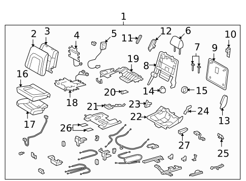 Rear Seat Components for 2009 Toyota Land Cruiser #4