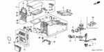 90671S0KA01 - Interior/Bumper: CLIP, POCKET for Acura Image