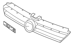 5GM853651AMZLL - : Grille for Volkswagen: Golf Alltrack Image