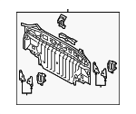 5830706200 - : Rear Body Panel for Toyota Image