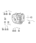68110573AA - AS60T; 6 Speed HD; Automatic Transaxle: Manual Valve Lever for Fiat: 500, 500L Image