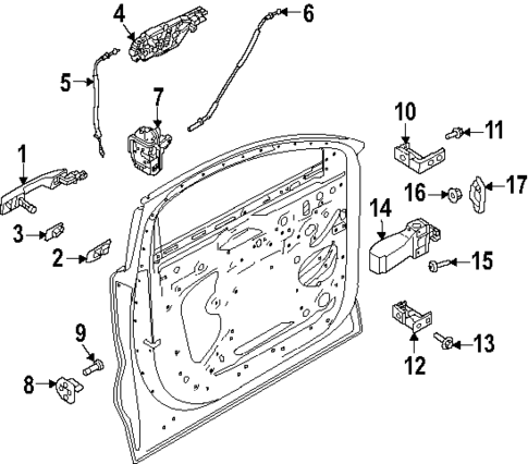 Lock & Hardware for 2025 Volvo EX30 #0