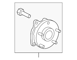 4355033090 - : Wheel Bearing And Hub Assembly for Toyota Image