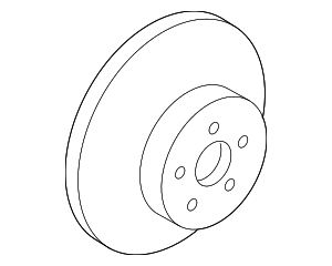                                     2018-2024 Toyota Disc Brake Rotor Front RAV4 & Camry & Corolla Cross
                                