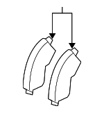 44650E080 - : Brake Pads for Toyota Image