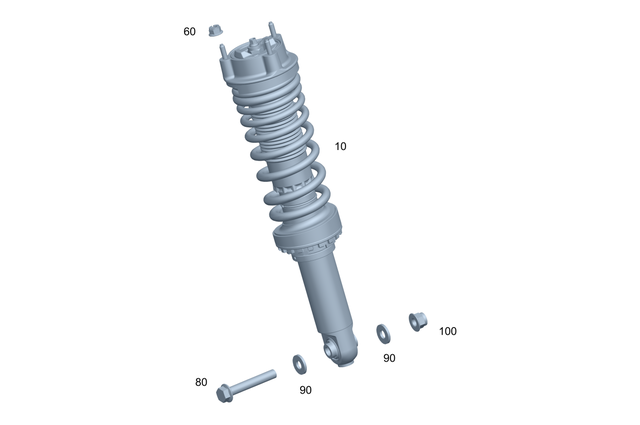1903208600 - : Shock Absorber for Mercedes-Benz Image