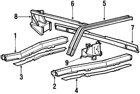 Under Body for 1991 Volkswagen Vanagon #2