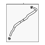 FZM1199LXA - Cooling System: Outlet Hose for Mazda: 3, 6, CX-3, CX-5, CX-50 Image
