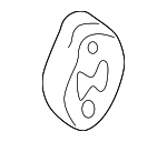 9186408 - Exhaust: Rear Muffler Shackle for Volvo: S60, S60 Cross Country, S80, S90, V60, V60 Cross Country, V70, V90, V90 Cross Country, XC60, XC70, XC90 Image