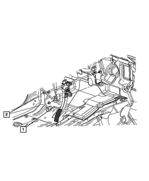 Accelerator Pedal for 2007 Jeep Patriot #0