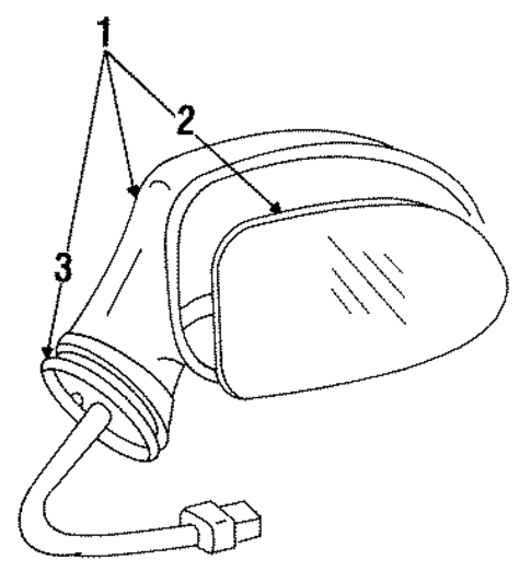Outside Mirrors for 1994 Mitsubishi 3000GT #0
