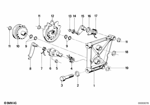 Inside Shift-Control Components for 1985 BMW-Motorrad R 100 RS #0