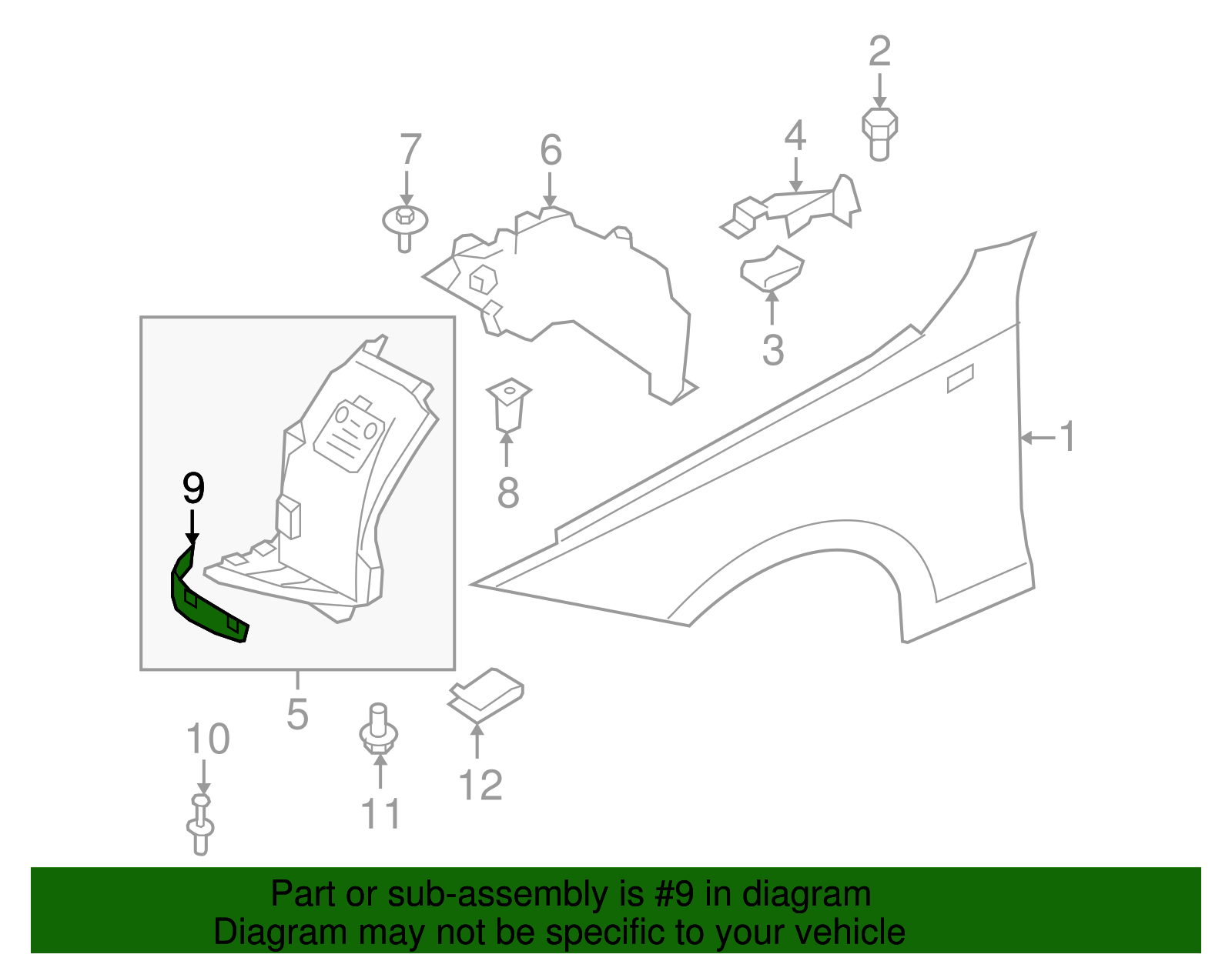 Lower Deflector - BMW (51717178142)