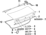 BF8952610A - Body: Lid for Mazda Image