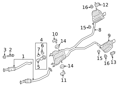 Exhaust Components for 2021 Dodge Durango #0
