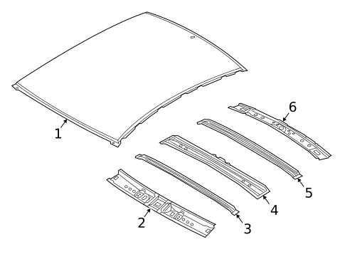 Roof & Components for 2023 Hyundai Elantra #2