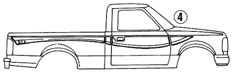 Stripe Tape for 1993 Ford Ranger #8