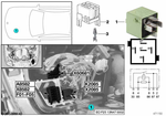 61368373700 - Vehicle Electrical System: Relay, Make Contact, White Green for BMW Image