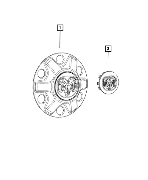 Wheel Covers and Center Caps for 2026 Ram 1500 #0