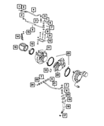 68321377AA - 6.7L Turbo Diesel; Engine: Turbocharger for Ram: 2500, 3500 Image