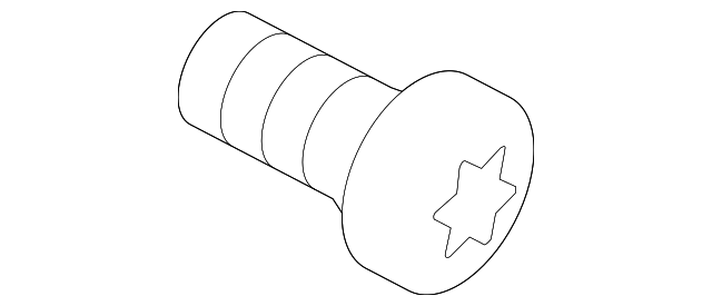 Door Trim Panel Screw - Porsche (N-103-346-04)