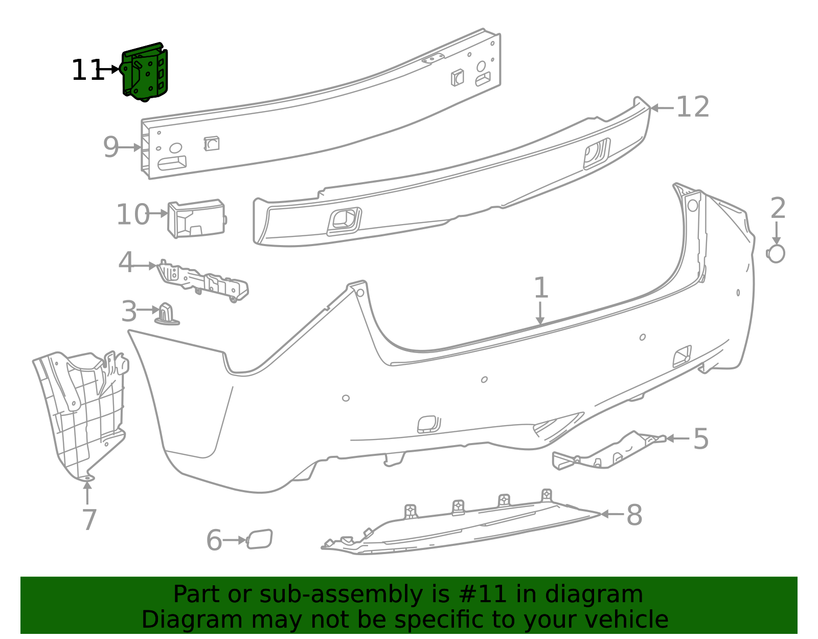 2016-2020 Toyota Mirai Bumper Impact Bar Bracket 52015-62010 | OEM ...