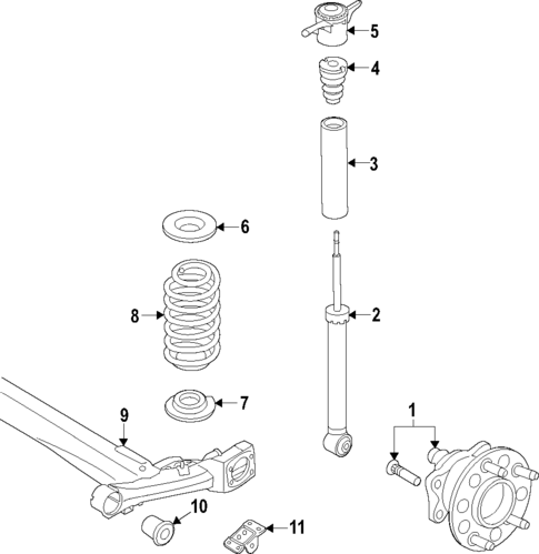 Rear Axle for 2019 Hyundai Kona #0