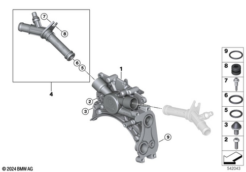 Coolant Pump with Drive for 2025 BMW-Motorrad R 1300 RT #0