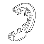 LR118814 - : 2019-2020 Land-Rover Splash Shield for Land Rover: Discovery Sport, Range Rover Evoque Image