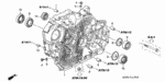 21111RDG020 - Transmission - Automatic: CASE, TORQUE CONVERTER for Honda Image