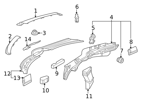 Cowl for 1998 Mercedes-Benz CLK320 #1