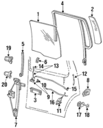 F1TZ7827000A - Body: Regulator for FORD Image